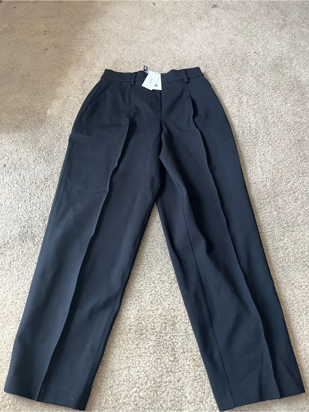 SPANX Black High-Waist Tailored Trousers